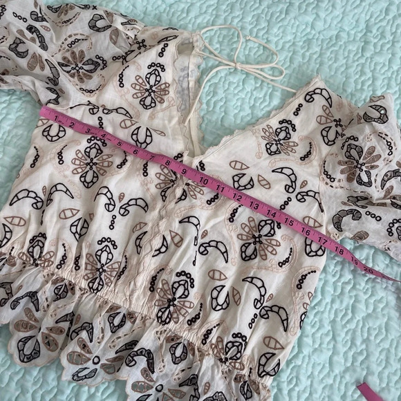 Anthropologie Eyelet Blouse NWT - Picture 5 of 7